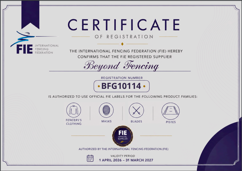 Beyond Fencing Certificate